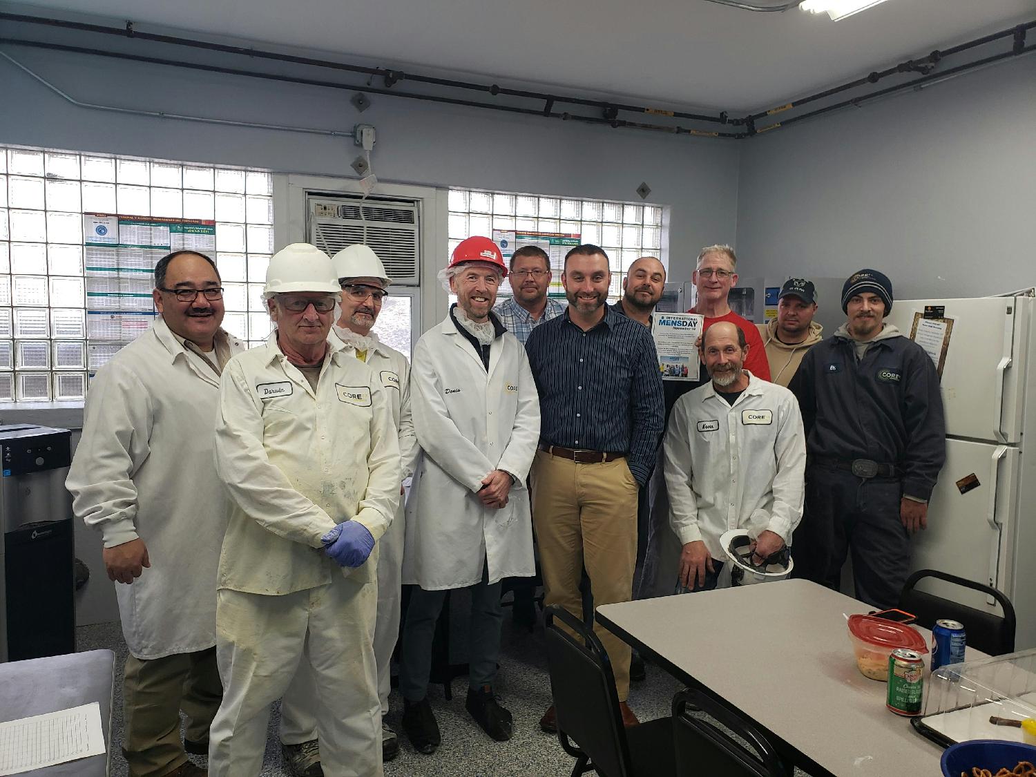 Celebrating International Men's Day at our plant in Orangeville