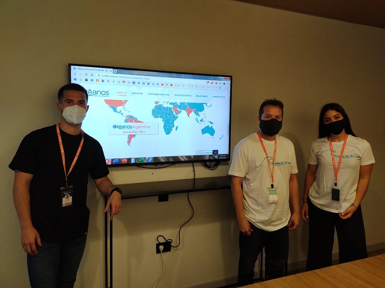 Part of our team in Argentina