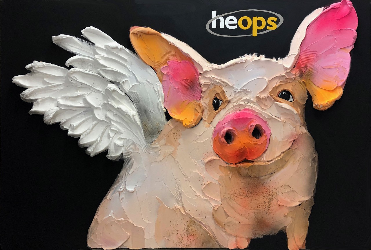 Pigs do fly. At HEOPS, our amazing team makes the impossible - possible