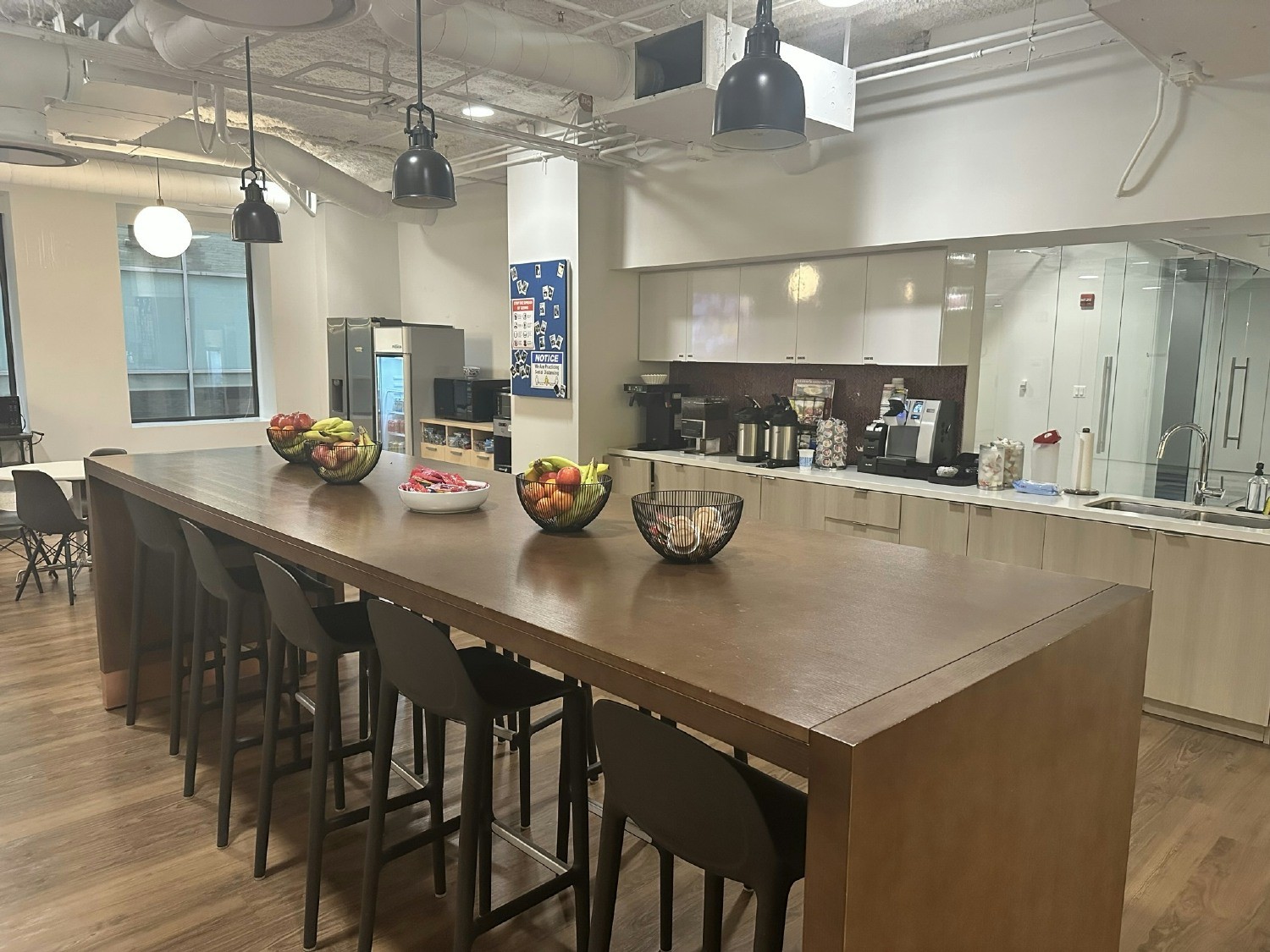 NinjaTrader's Headquarters provides plenty of space for snacking, caffeinating and mingling.