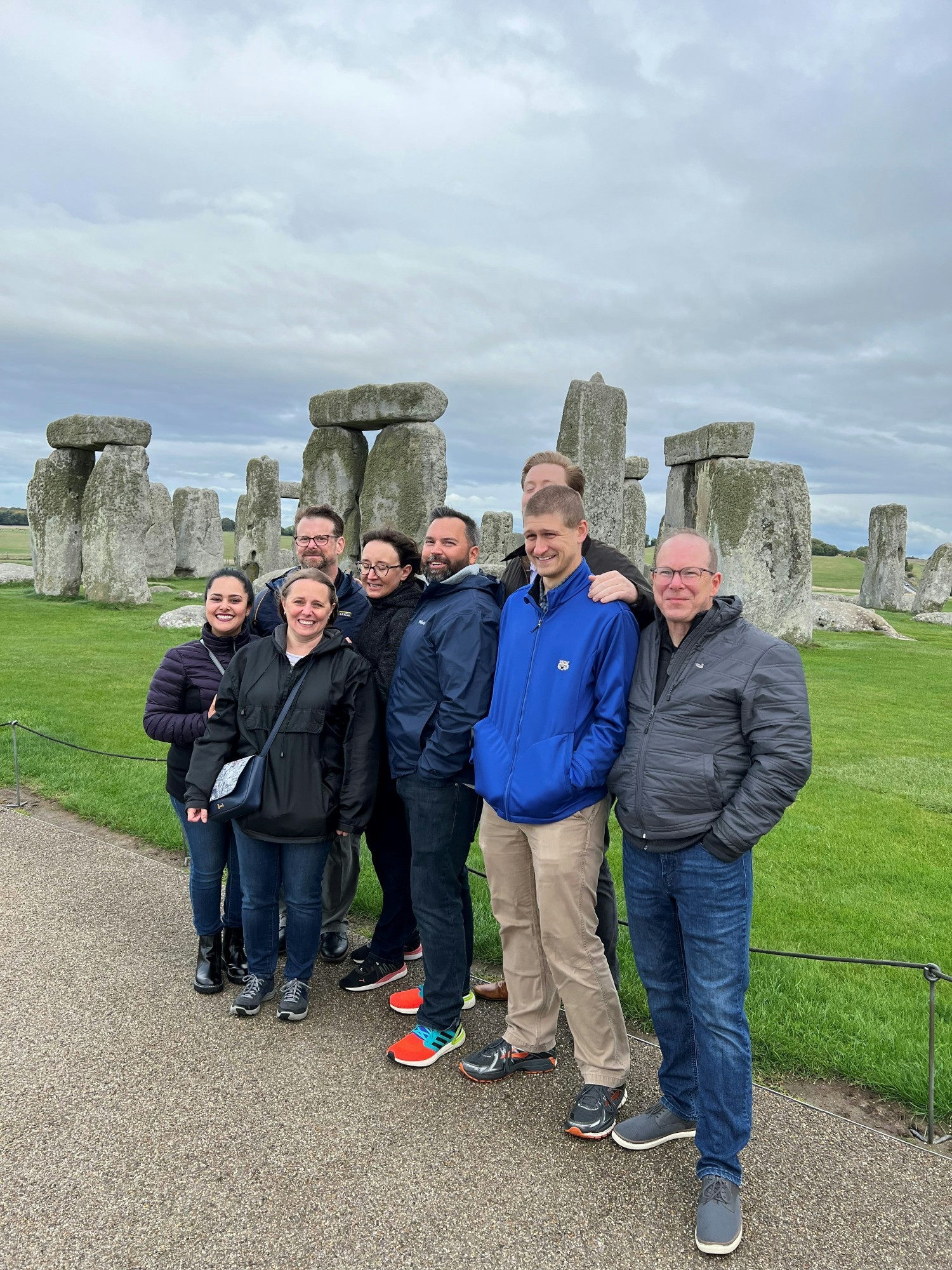 Team Visit to Stonehedge in the UK