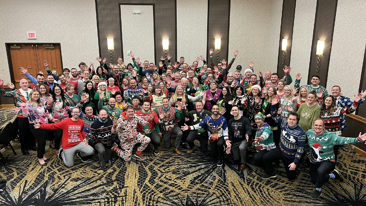 Bergstrom Automotive hosts employee events like our annual Ugly Sweater Day, creating a fun, festive workplace.