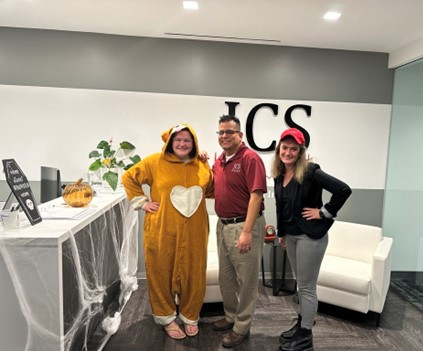A few of our HQ staff dressed up for Halloween!