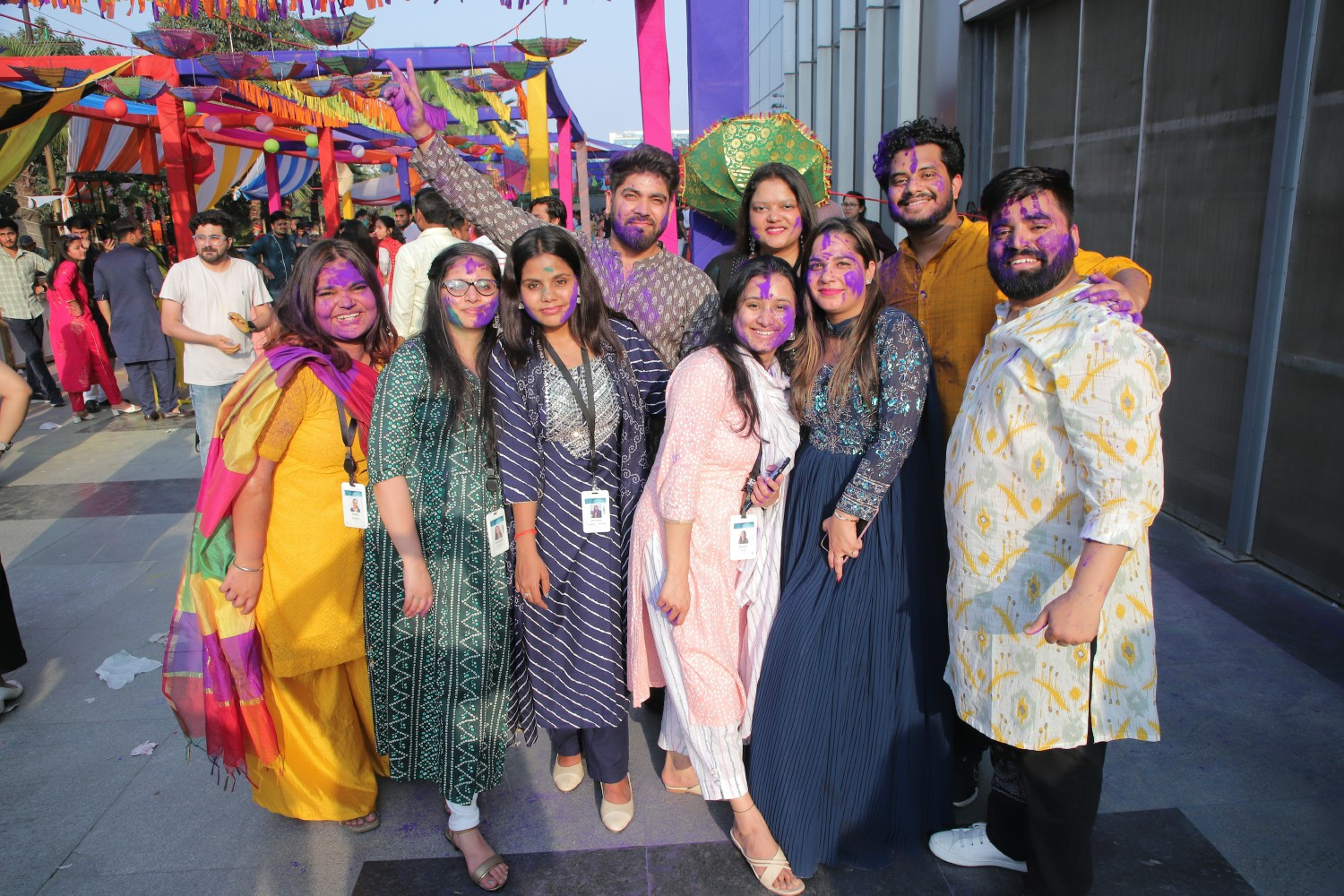 UKG's India offices embracing the vibrant festival of colors, Holi, to welcome the arrival of Spring 