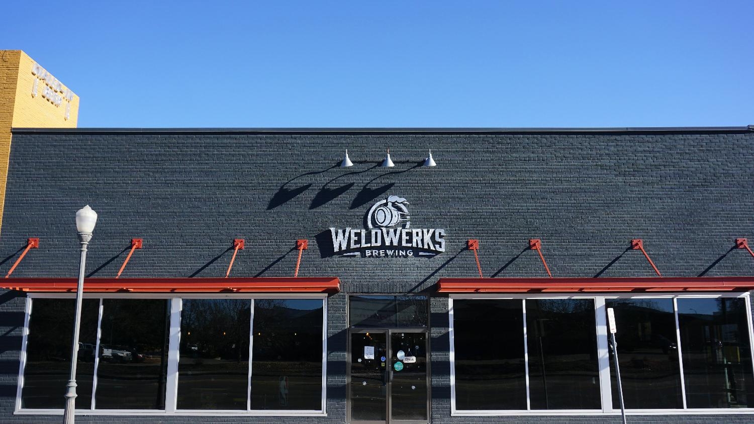 An exterior view of the WeldWerks taproom and production facility.