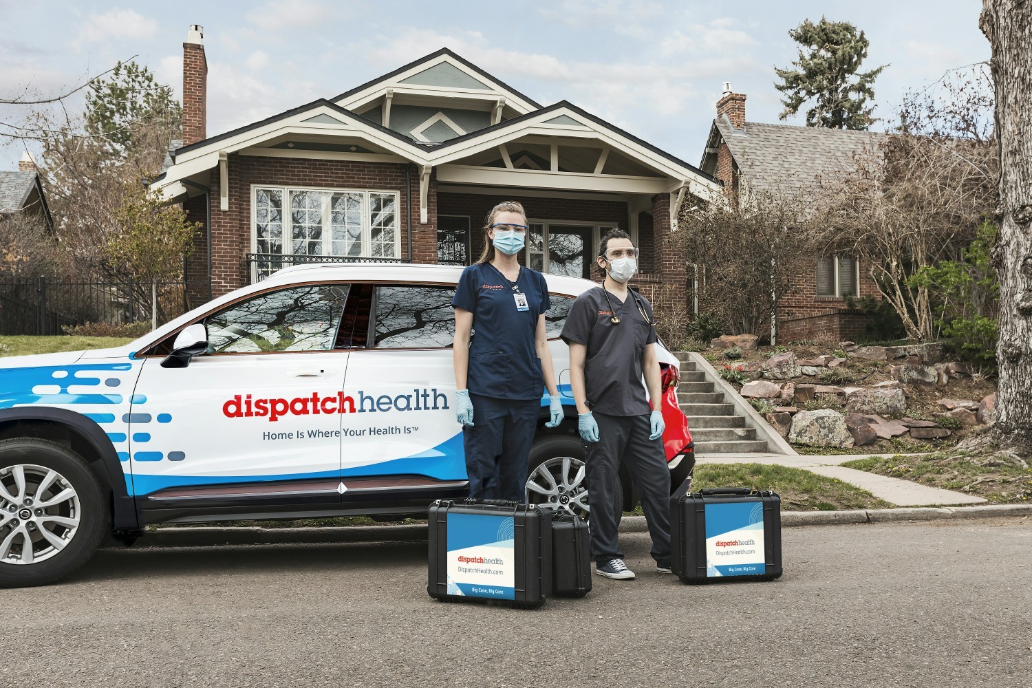 DispatchHealth team members ready to provide patient care.