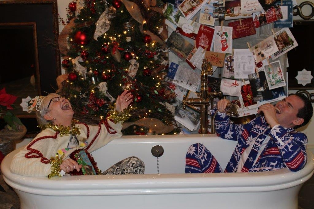 Christmas Fun in the tub!