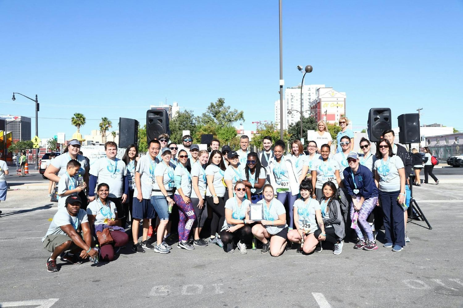 Anderson employees participating in the annual Vegas Strong 5k run.