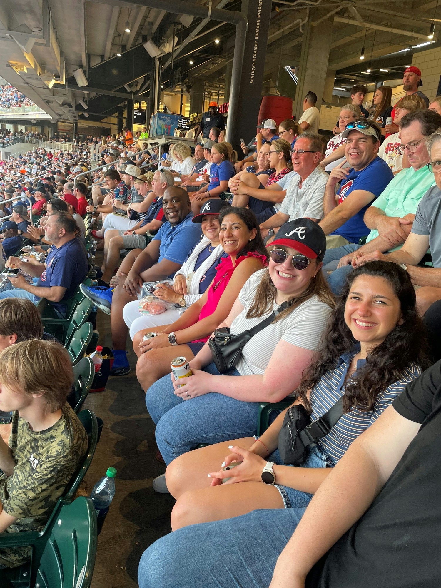 Our Team enjoying the Atlanta Braves baseball game.