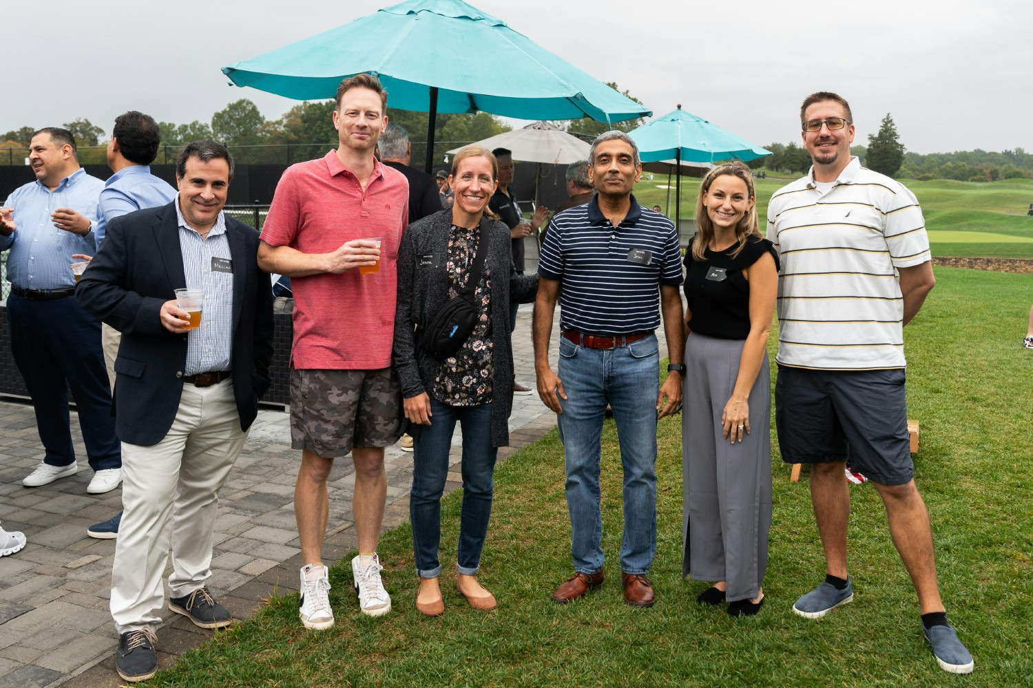 Blend team member at an after hours golf courses mixer