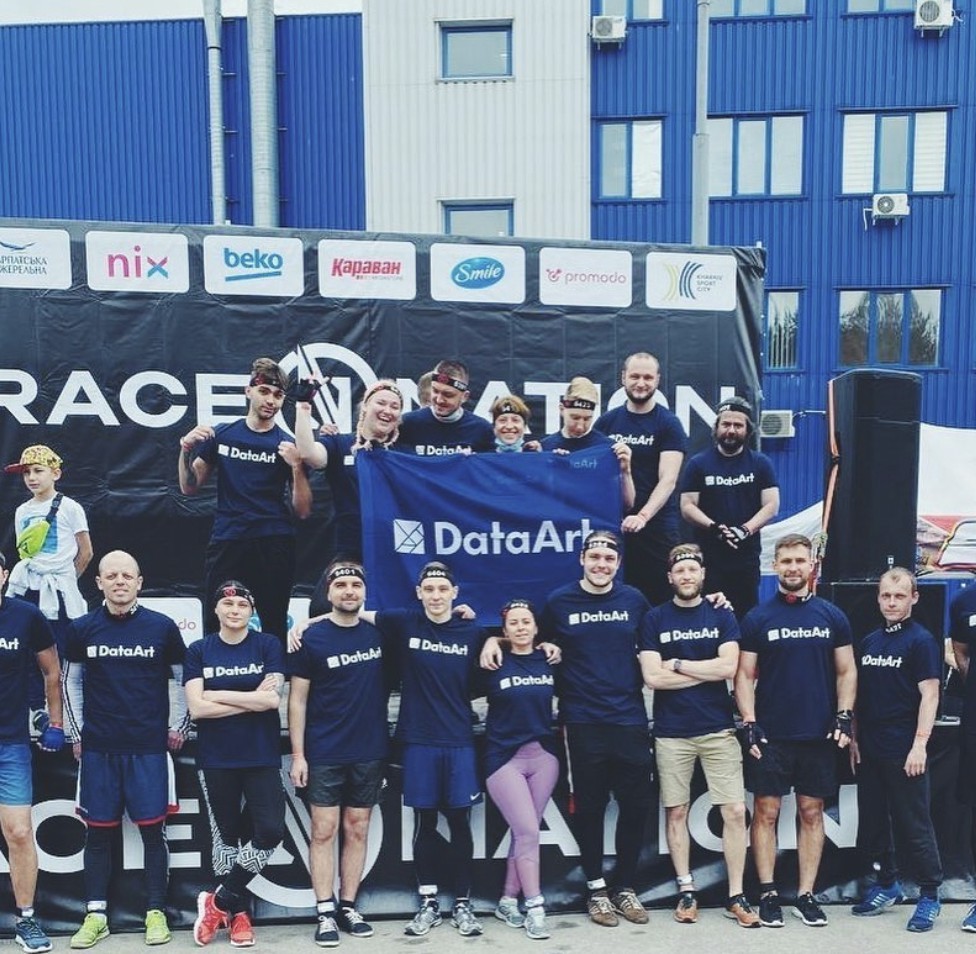DataArt running lovers team at Race Nation in Kharkiv, Ukraine