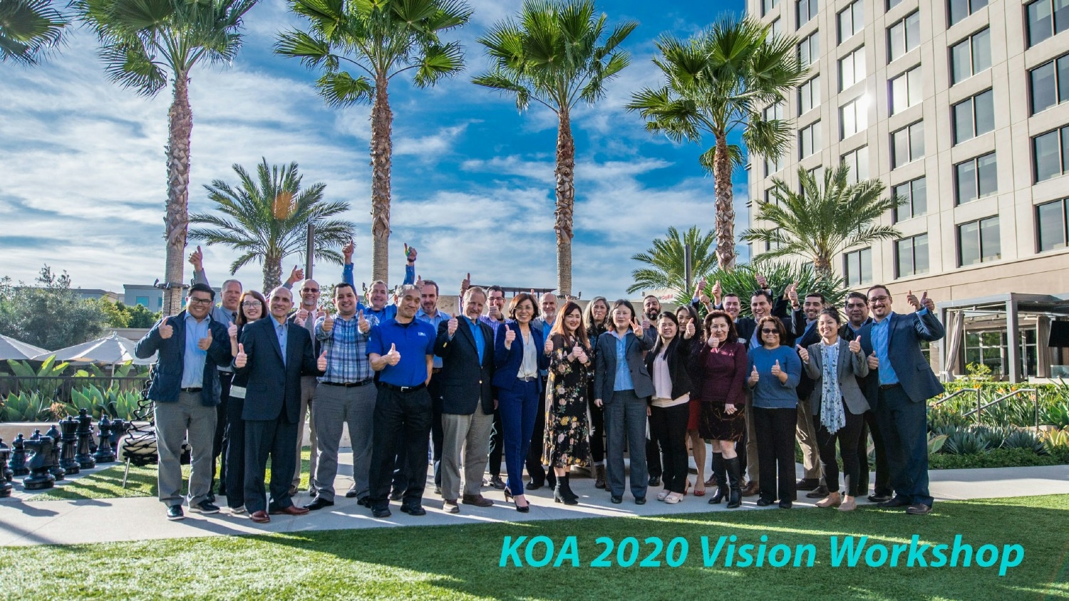 KOA's 2020 Vision Workshop, held at the beautiful Irvine Marriott