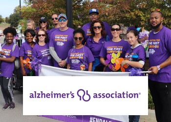 We are a proud national team in Walk to End Alzheimer’s and commit each year to donating over $100,000 in this fight.

