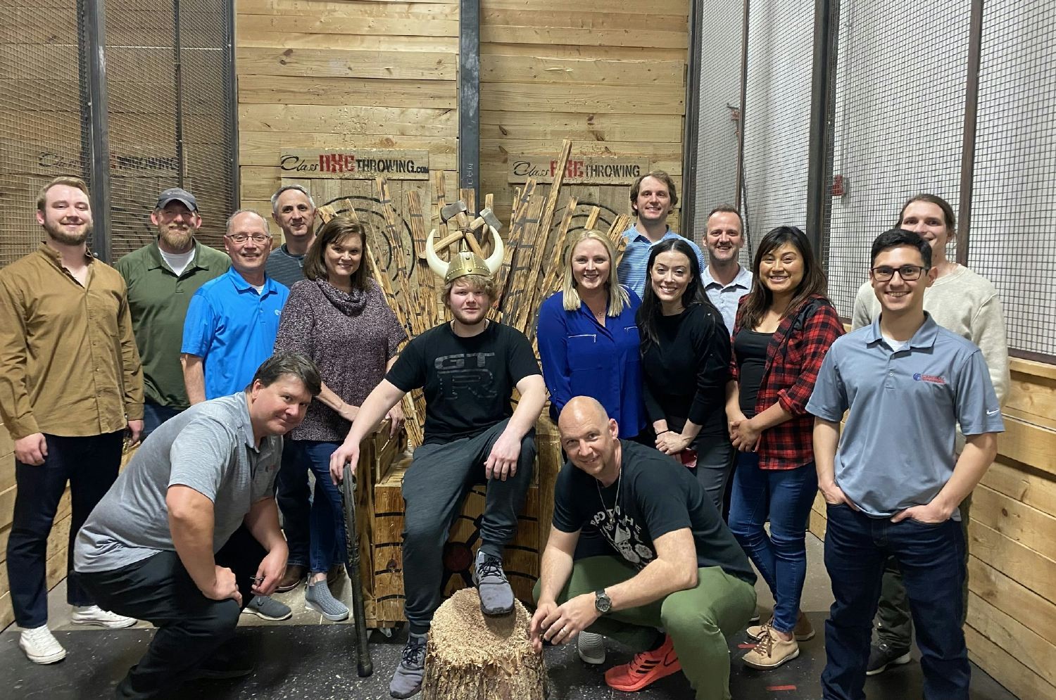 Company Axe Throwing event