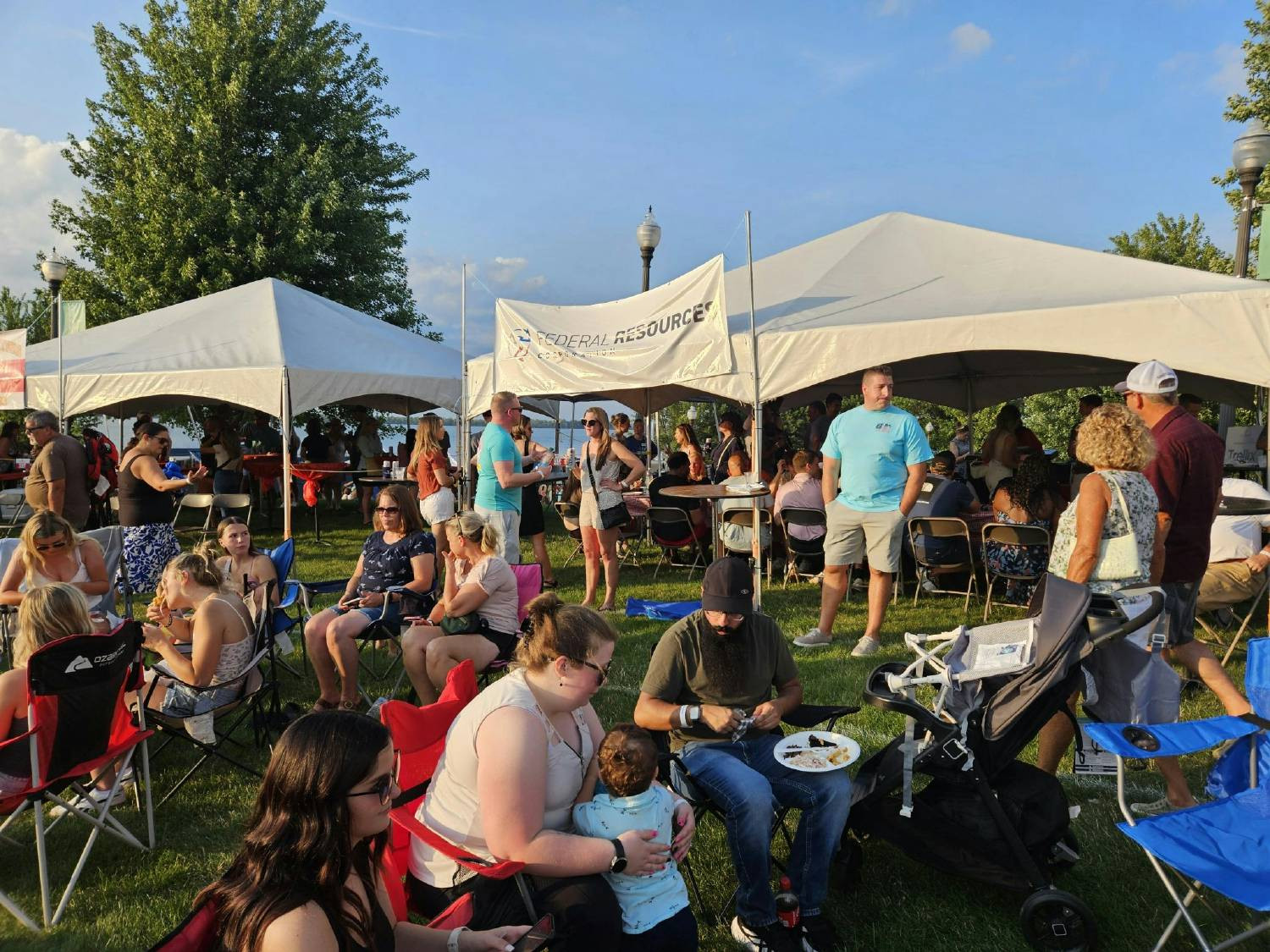Celebrating Community with the team at Erie's bayfront summer concert