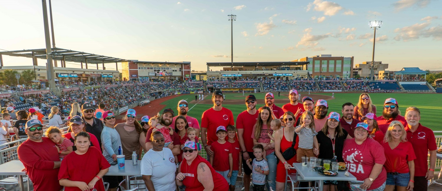 Meraki Red Out Event - Pensacola Blue Wahoo Stadium 2022