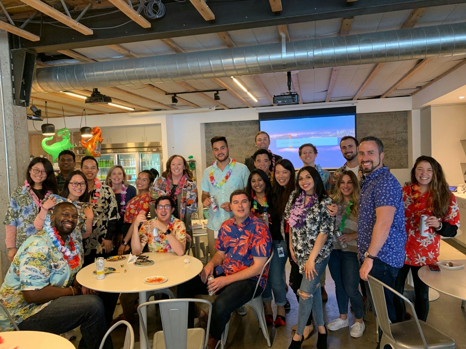 The Plastiq team knows how to have fun, celebrating diversity and Hawaiian shirt day!
