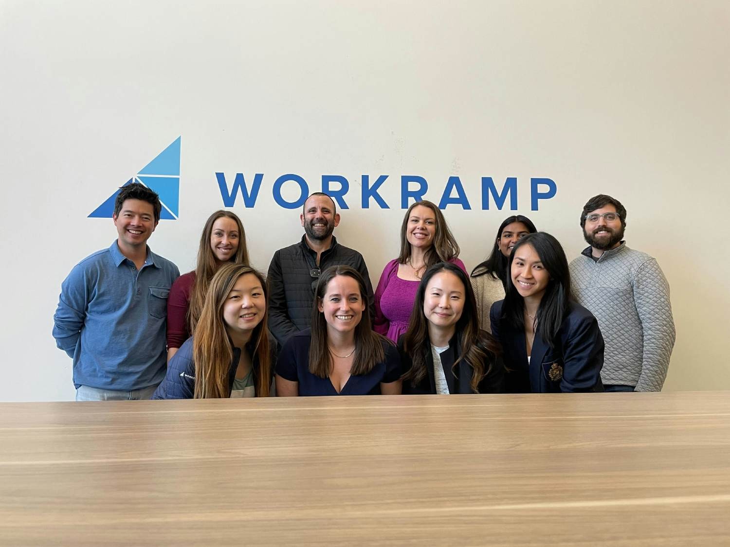 CEO Ted Blosser and team members at WorkRamp San Francisco office