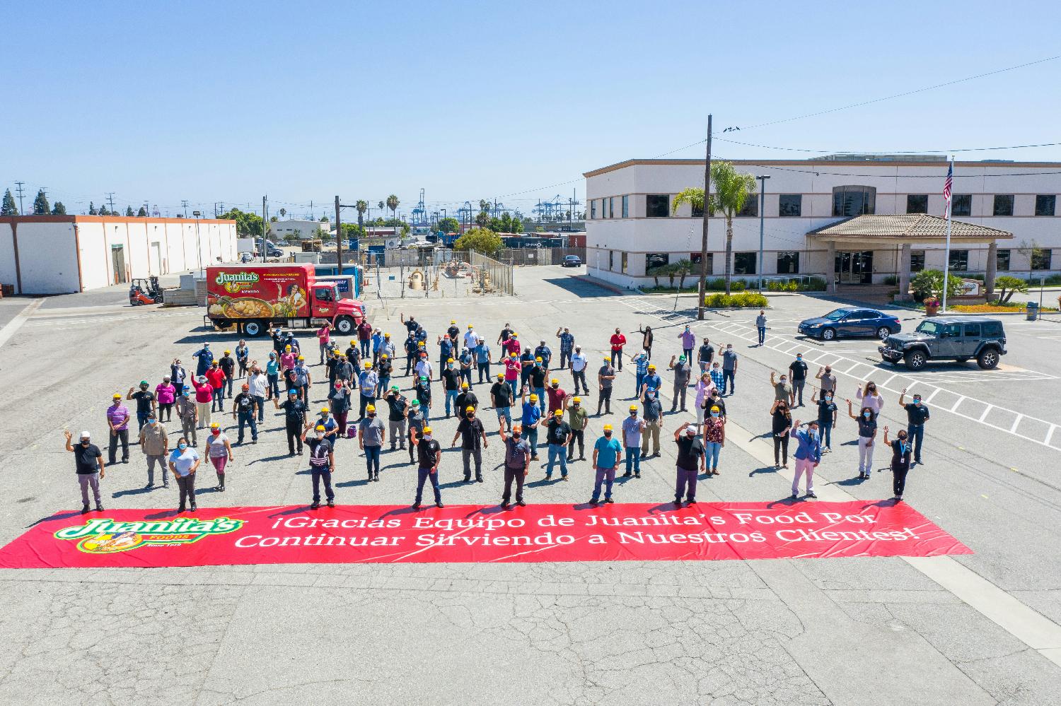 We thank our Juanita’s Foods Essential Workers for servicing our customers. 