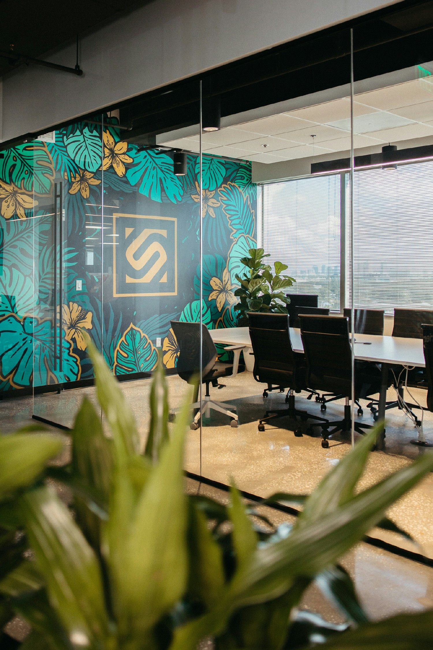 Our office space reflects our culture- fun, bright, and engaging!