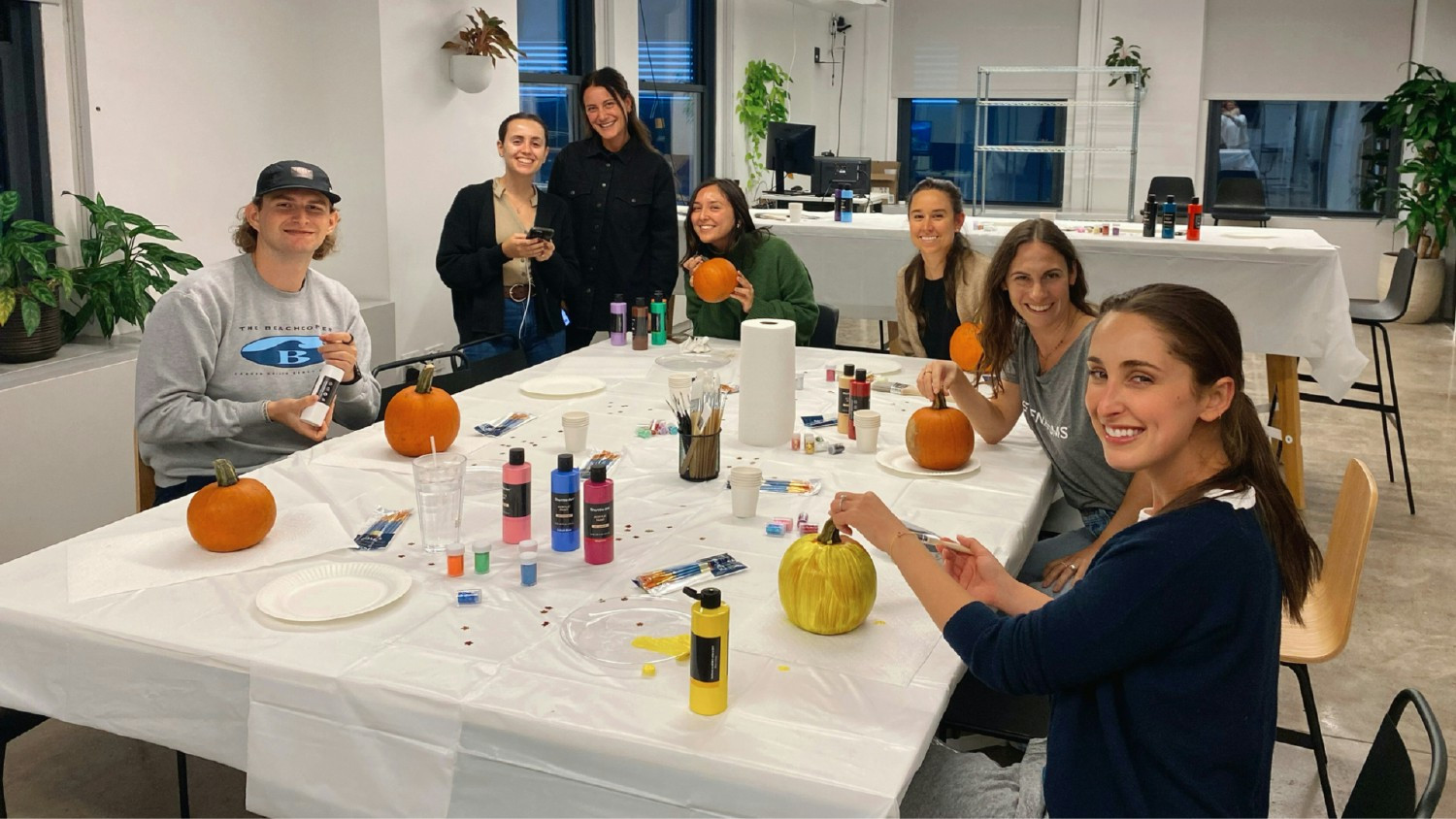 Our Roomies showed off their creativity with a pumpkin painting session at our NYC Headquarters.