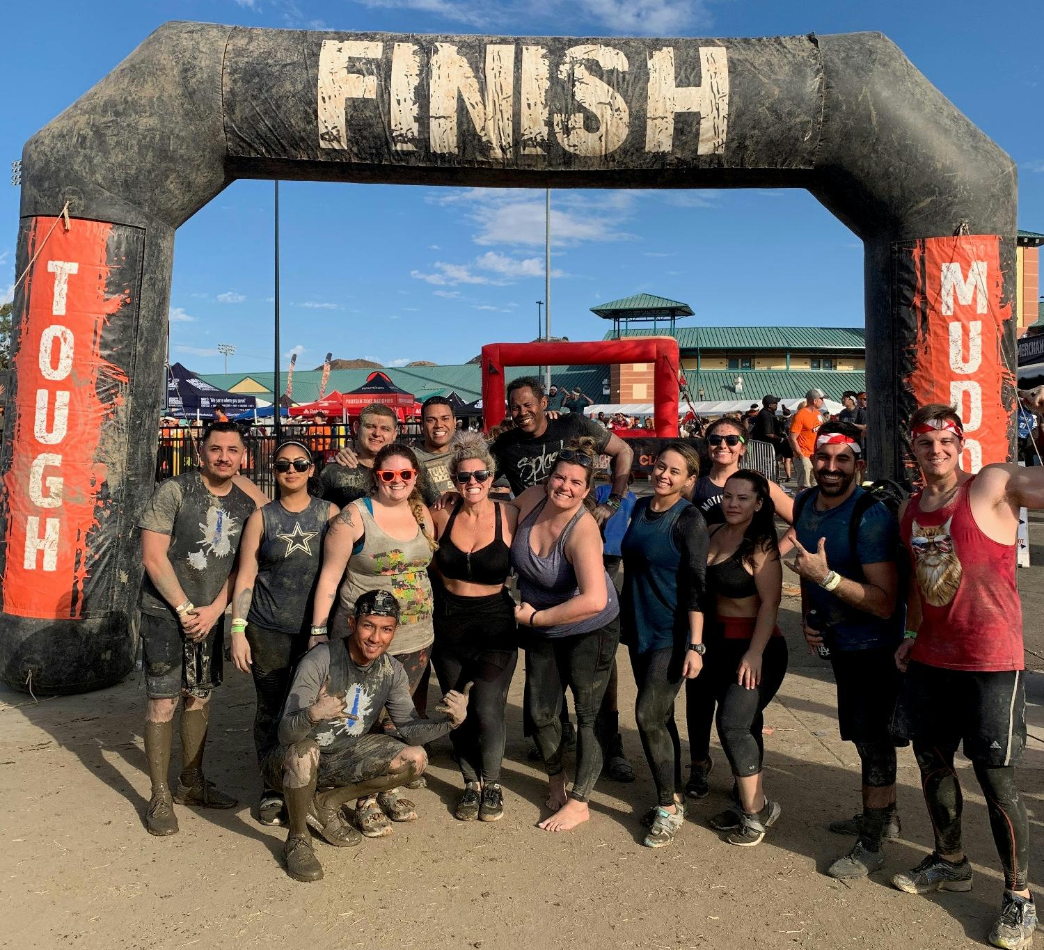 Southern California employees participate in a Tough Mudder event, hosted by our engagement team Project Inspire
