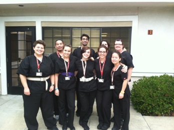 Some of our graduates from the CNA school.