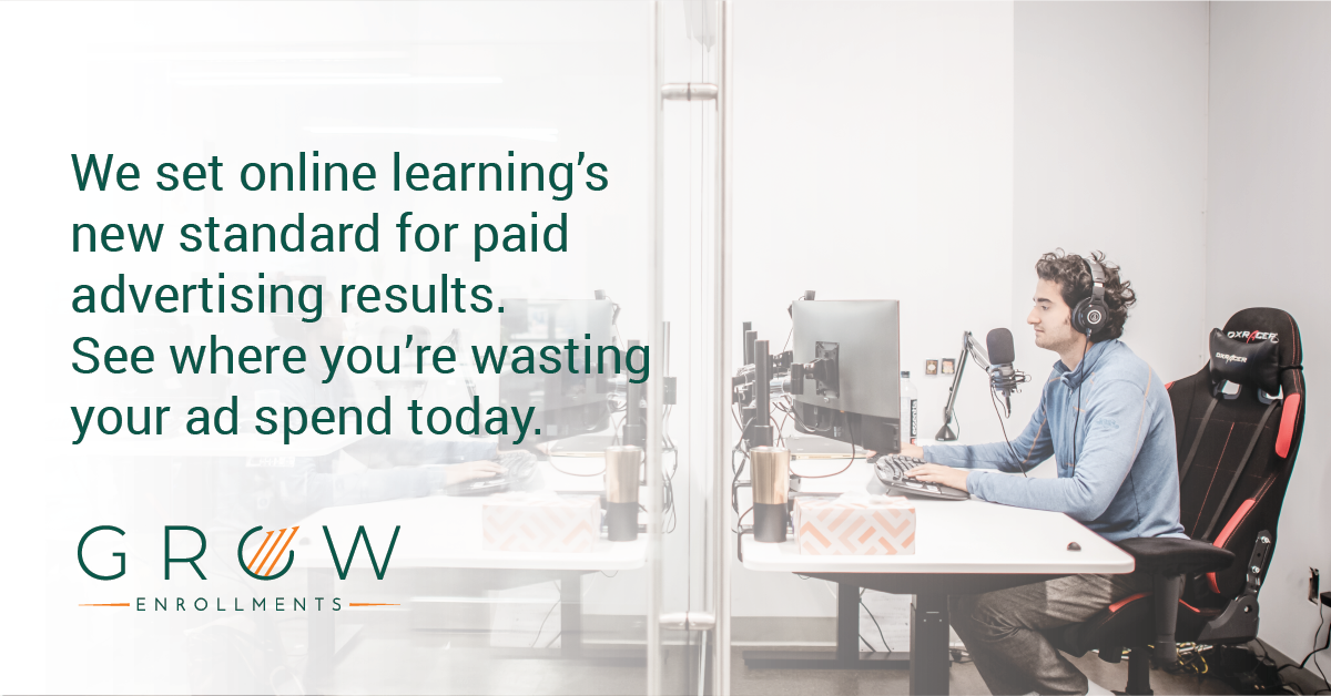 We set online learning’s new standard for paid advertising results. See where you’re wasting your ad spend today.