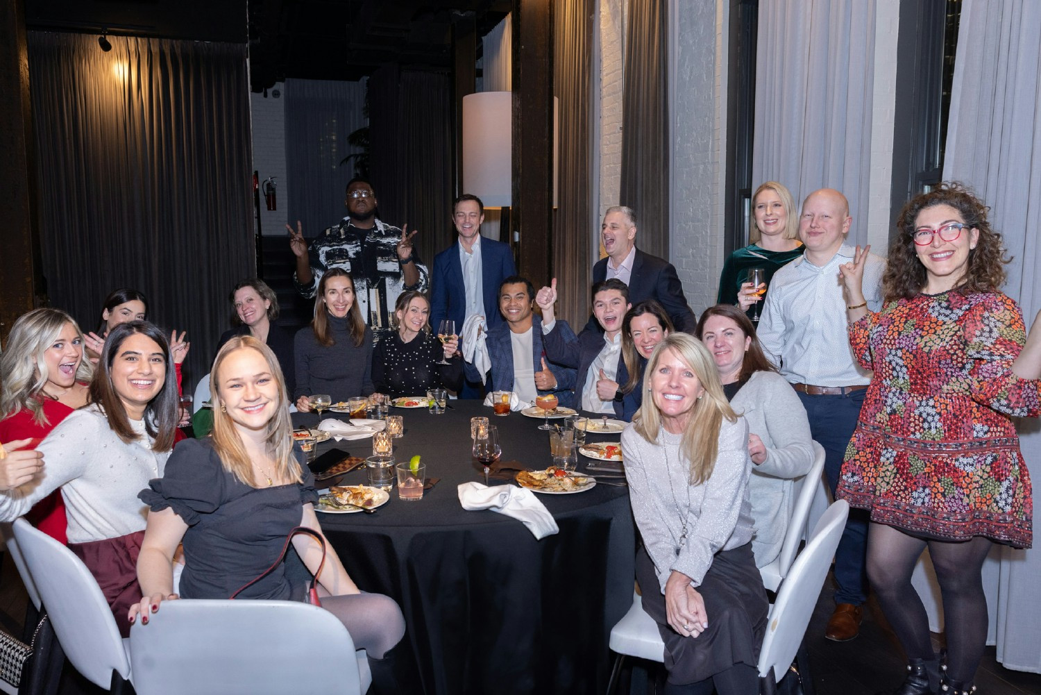 Revantage, Blackstone, and portfolio company partners celebrate a successful year at the 2024 holiday party.