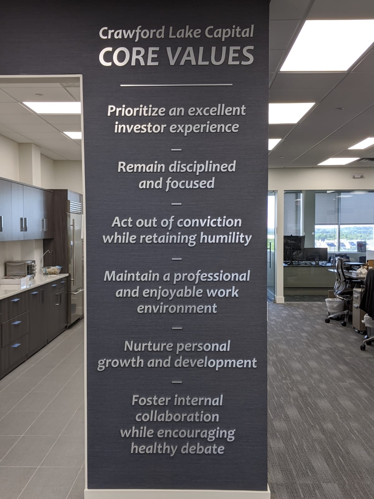 Core Values Wall