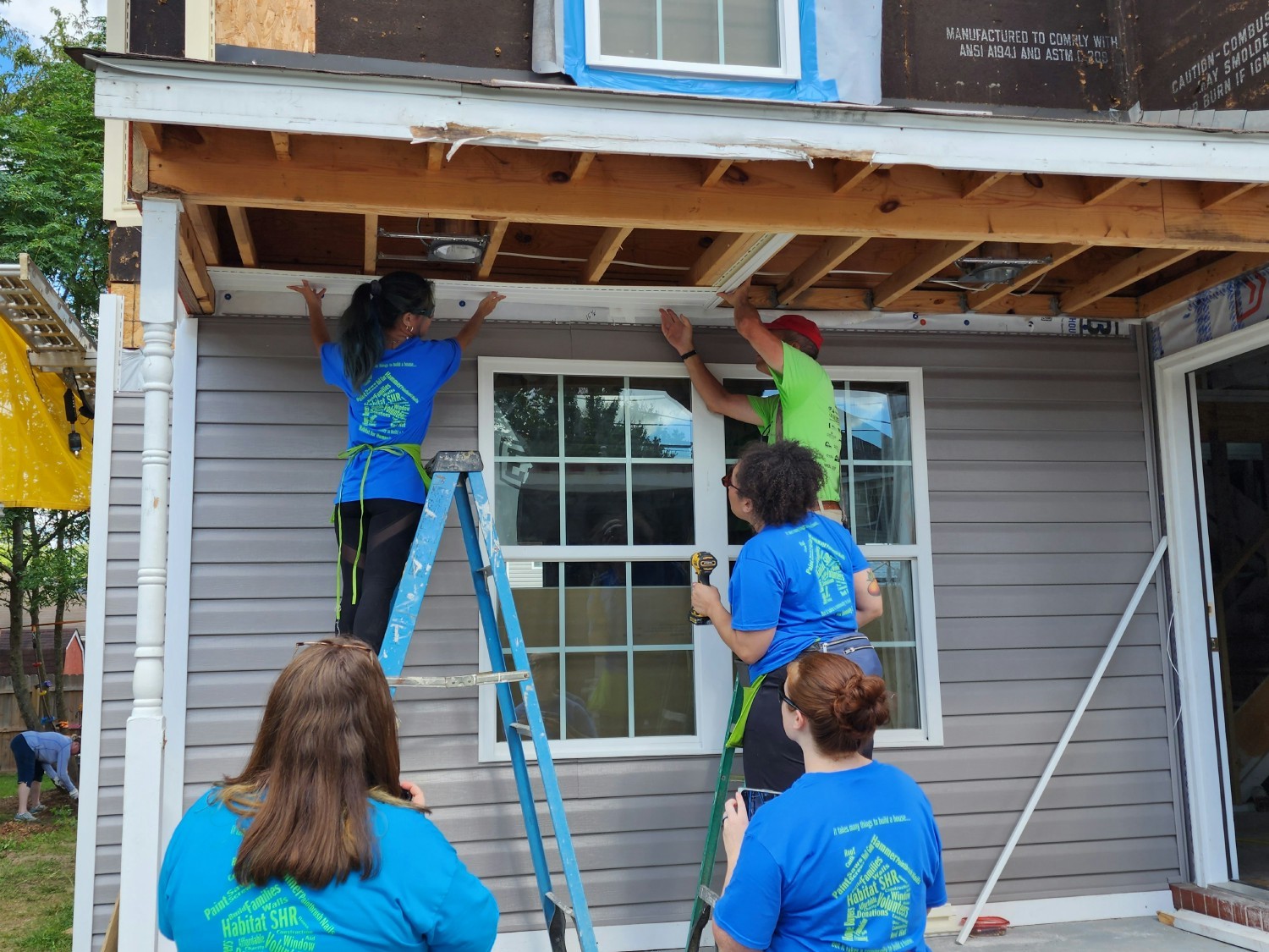 2022 Habitat for Humanity Build - day 2