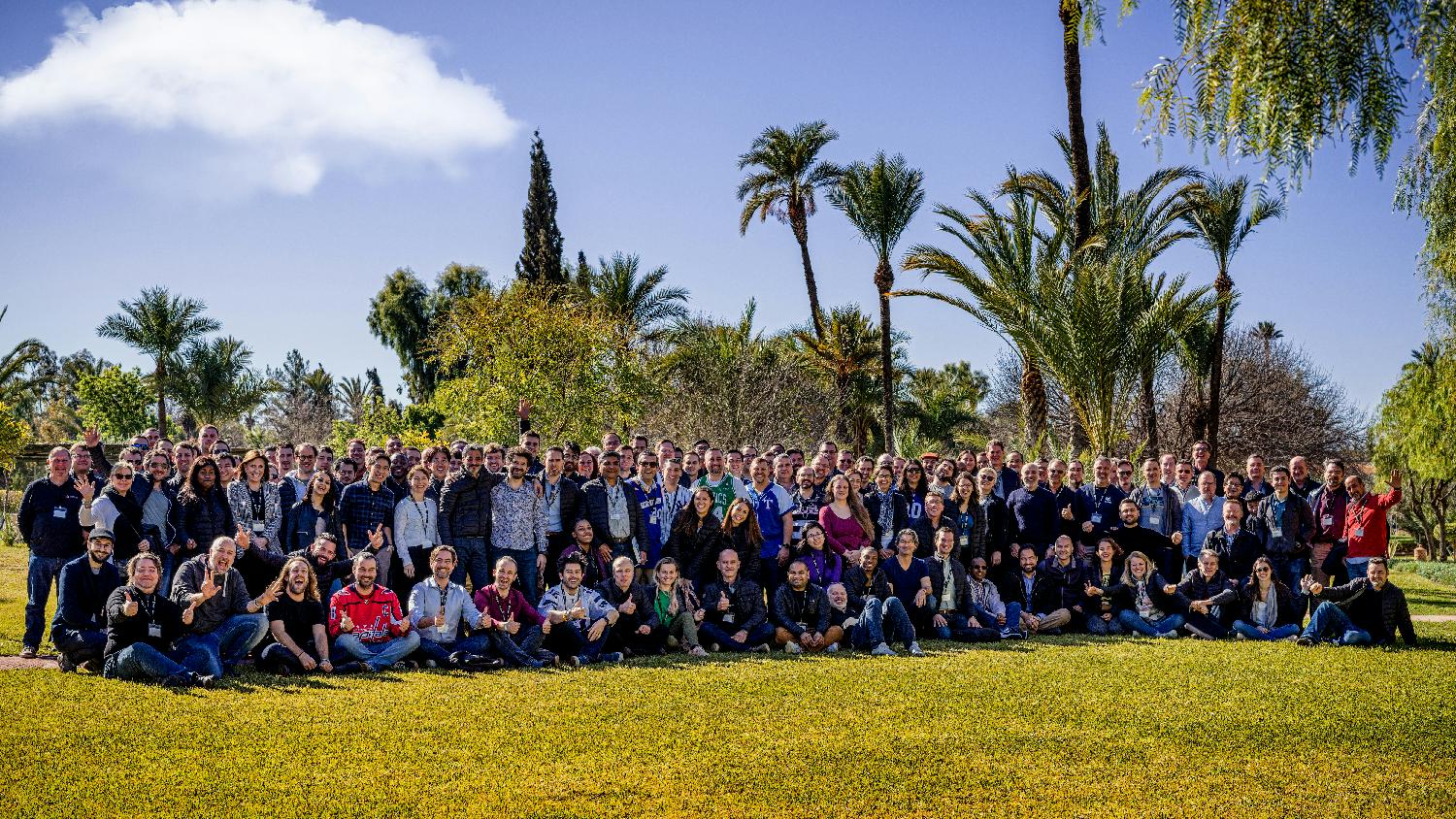 The entire Scality team in Morocco