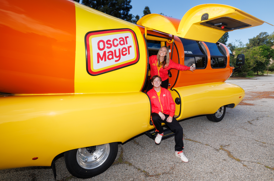 Hotdoggers driving our iconic Oscar Mayer Wienermobile across America.