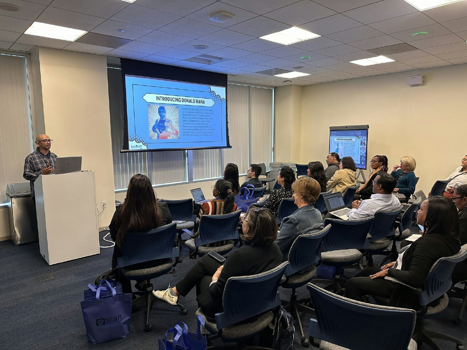 SCAN hosts in-person and virtual conference style events where learning and development is the core focus for employees.