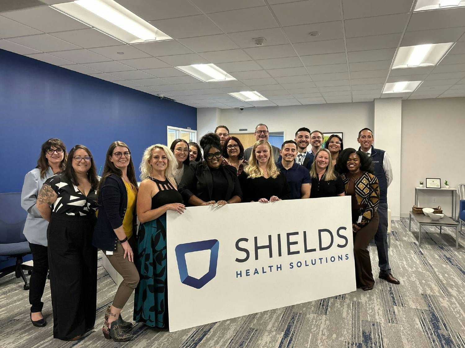 Shields team members at annual holiday celebration