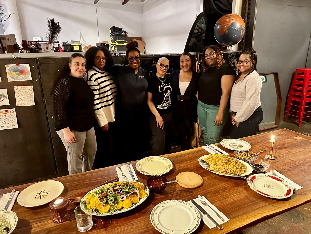 Shields team members celebrate the holidays with a cooking class