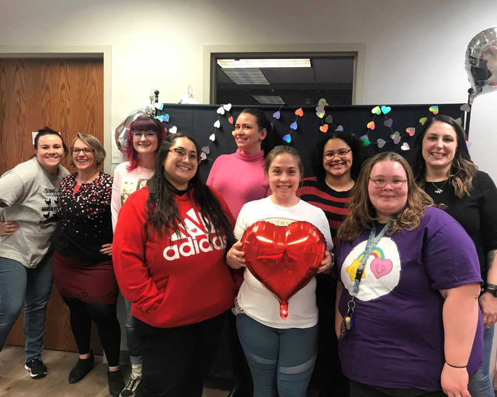 Our Rockford crew spreading love and joy as ATG shows its heart on Valentine's Day!