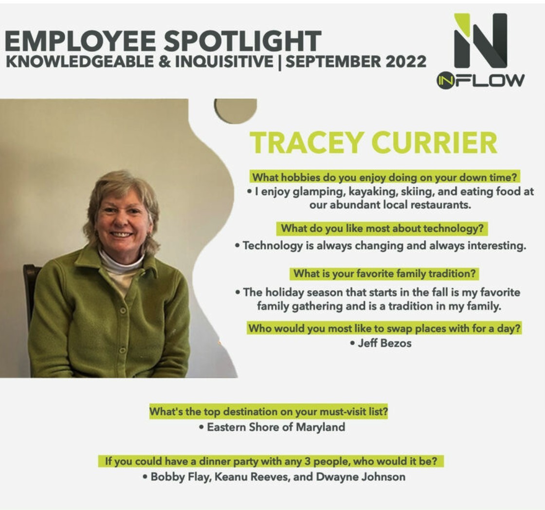 ❗️🥁EMPLOYEE SPOTLIGHT🥁❗️
A huge shoutout to an employee of ours - thank you Tracey Currier for being AWESOME!😁✅