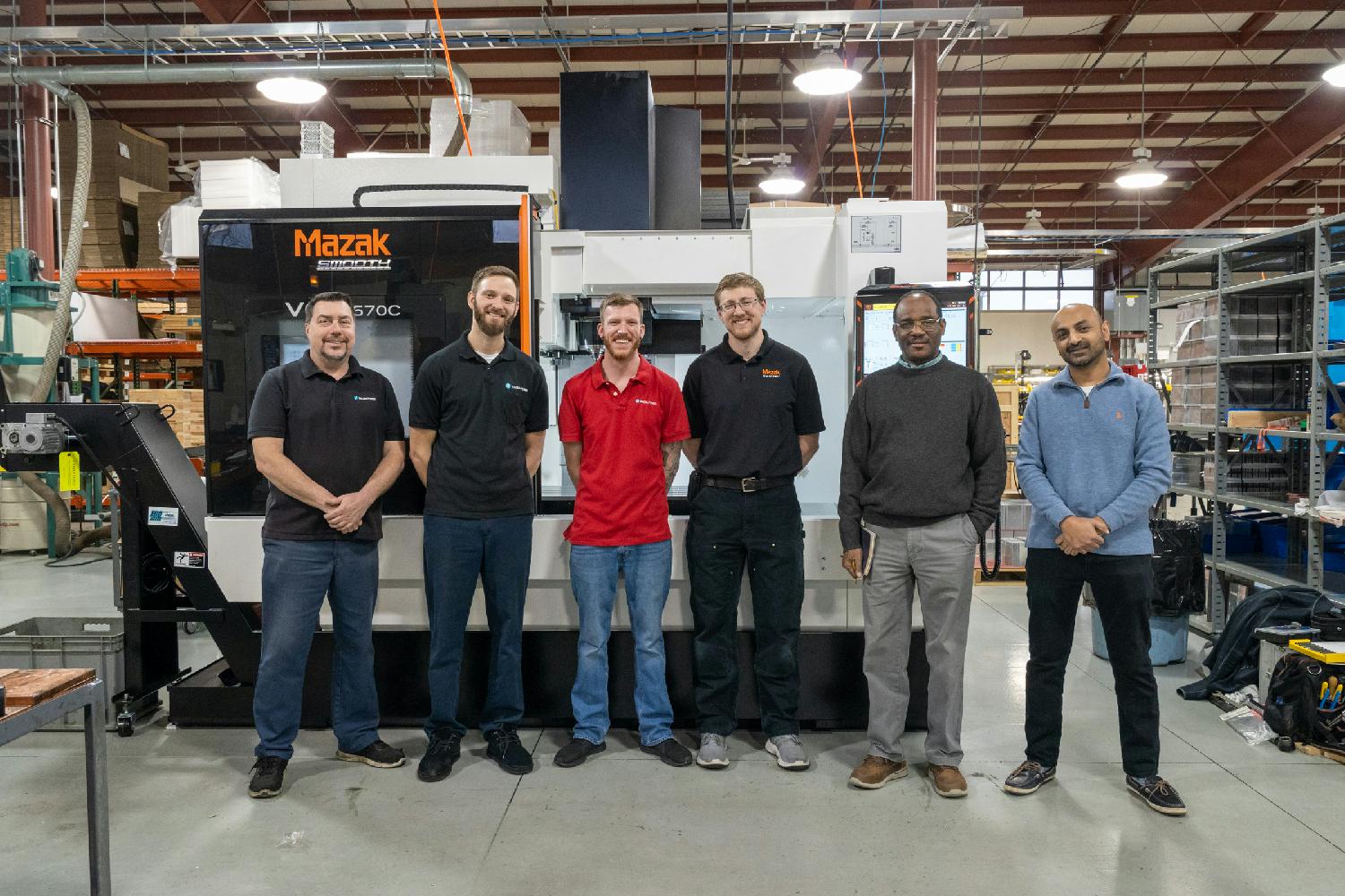Delivery of new state-of-the-art automated CNC machinery.