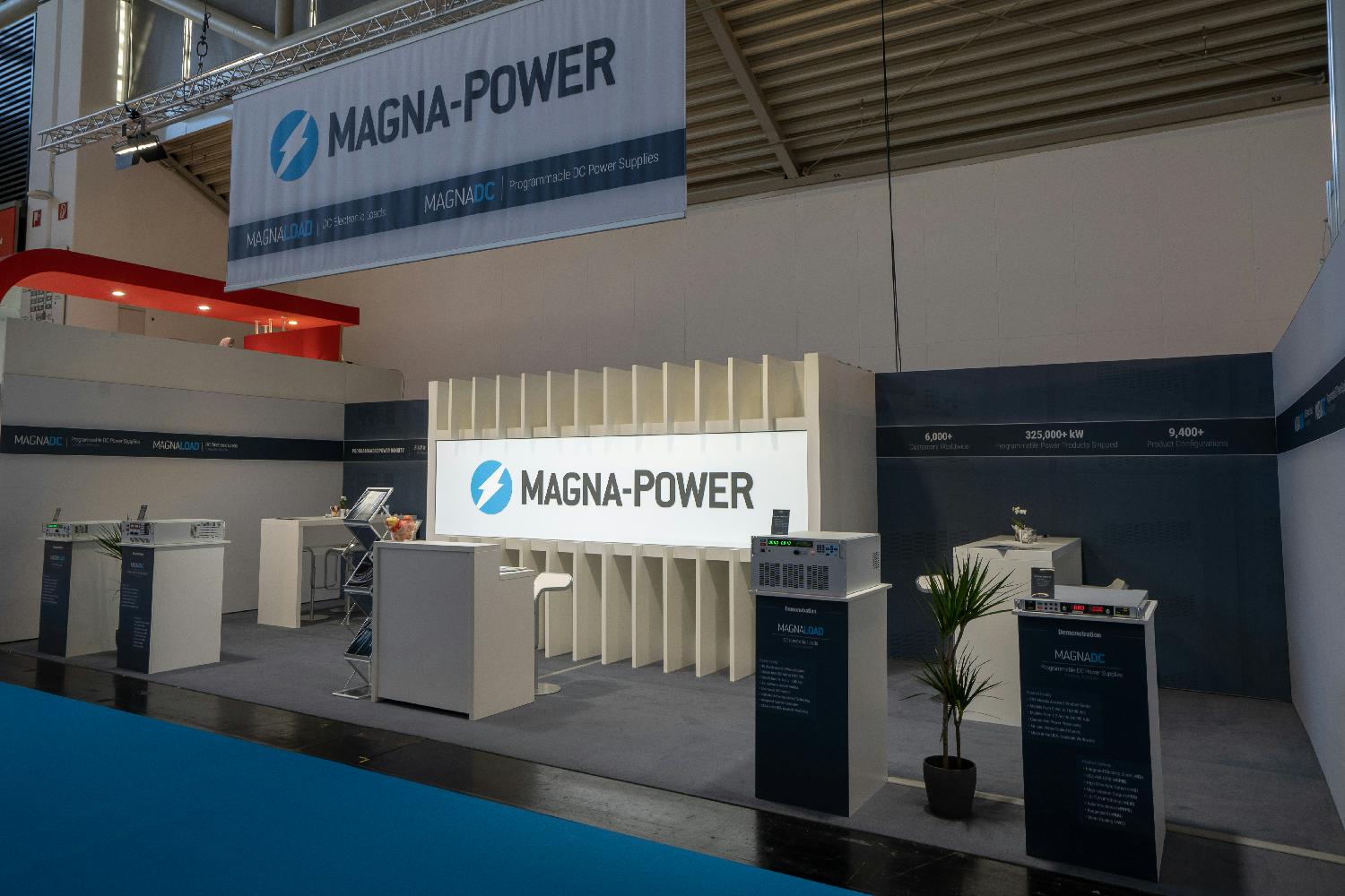 Magna-Power's exhibition at electronica 2018 in Munich, Germany.