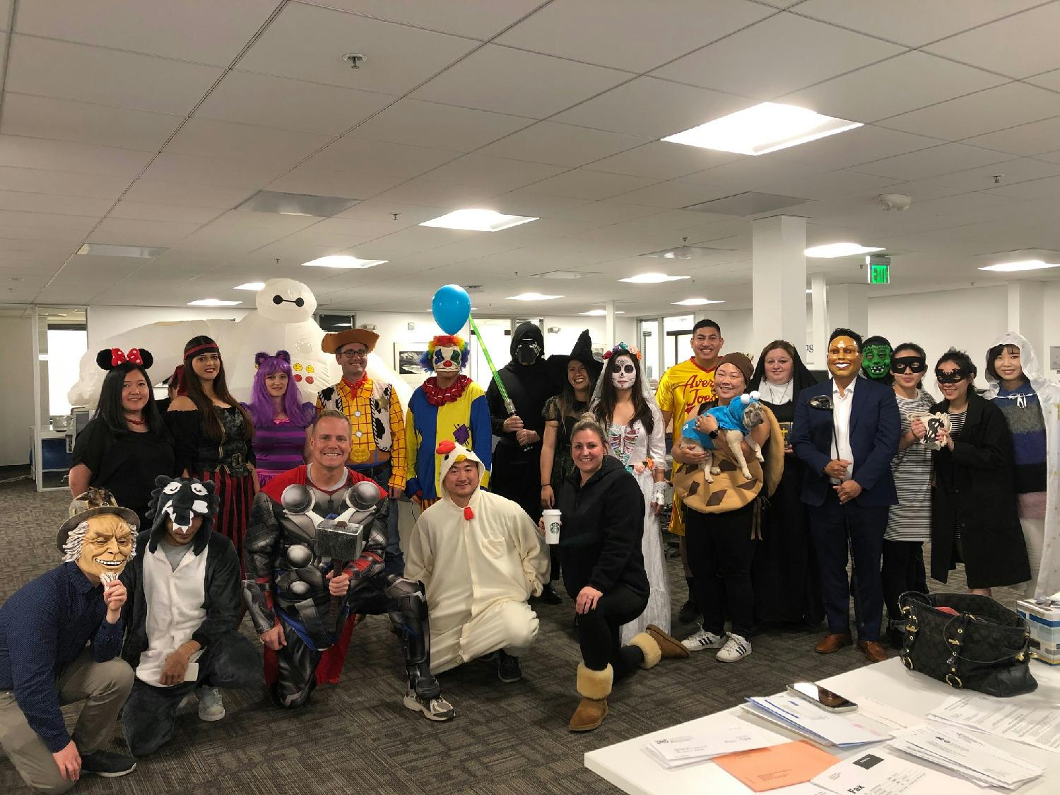 Halloween 2019 - we're very competitive at the office with our costumes.