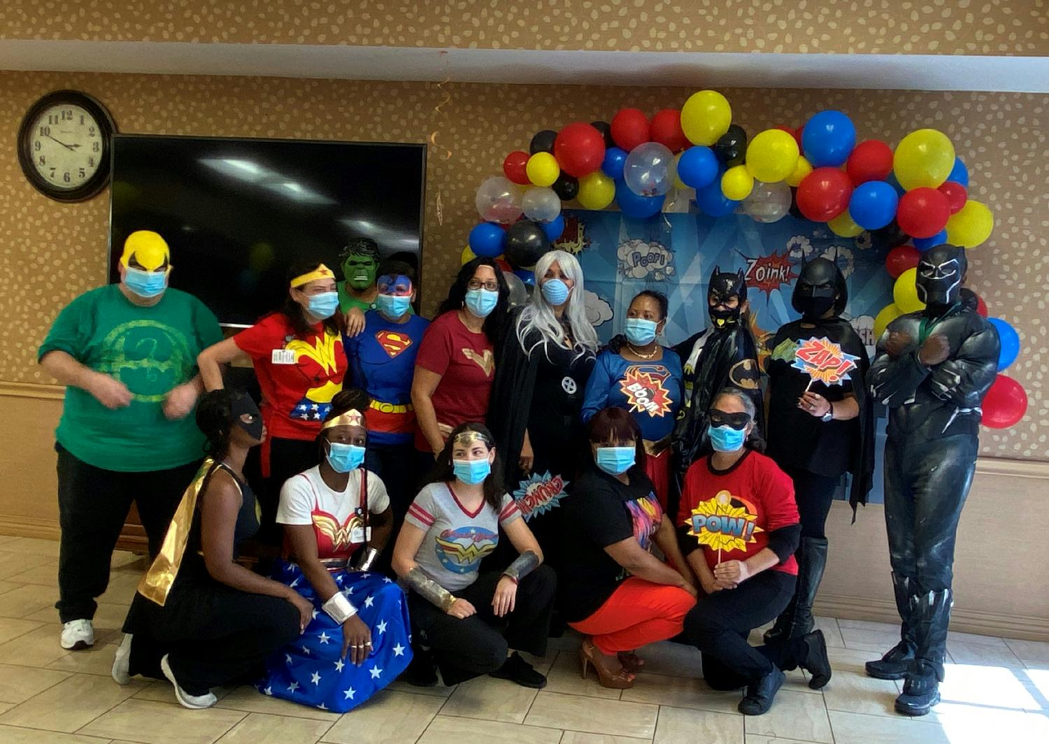 Not all Heroes wear capes!  Having fun is an important part of our culture at NSPIRE.

