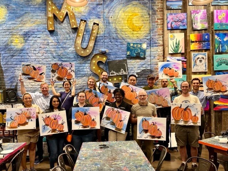 Paint party with some of our NCR crew. 