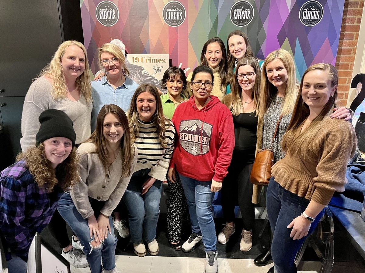 Some Denver Gals celebrating Women's History Month with DIY crafts and drinks.