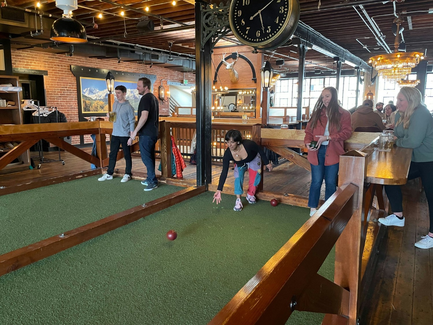 A fun-filled, bocce ball team outing in Denver