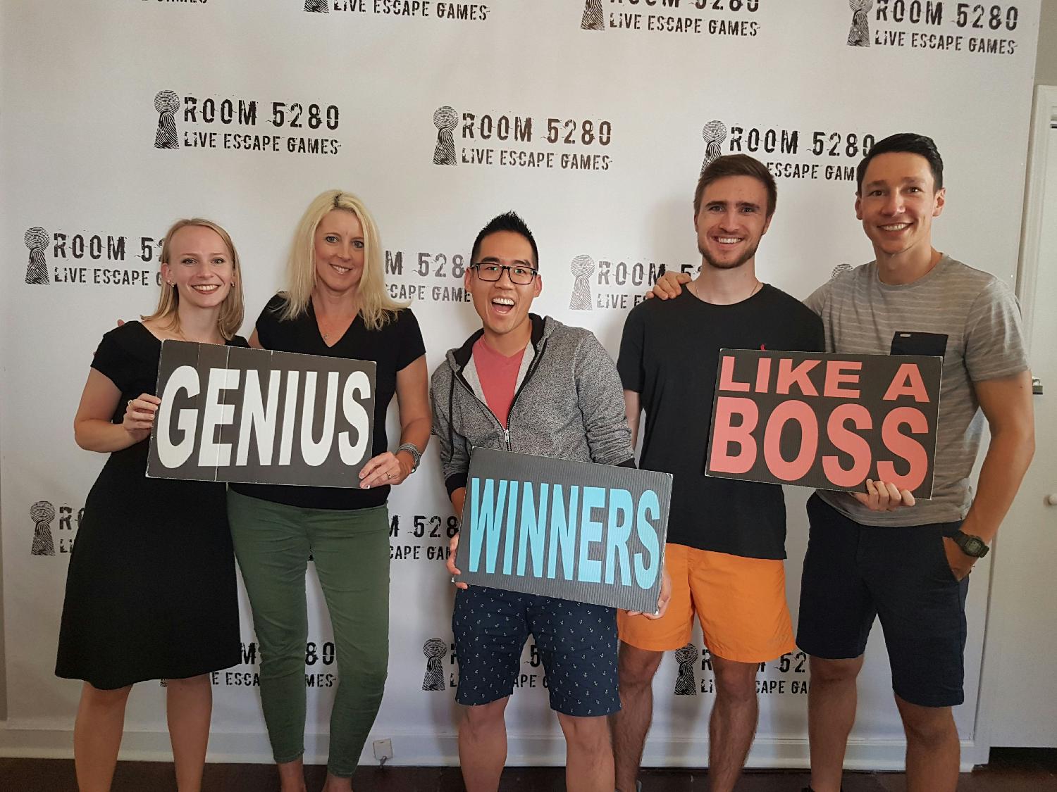 One of our favorite team events - escape room competition!