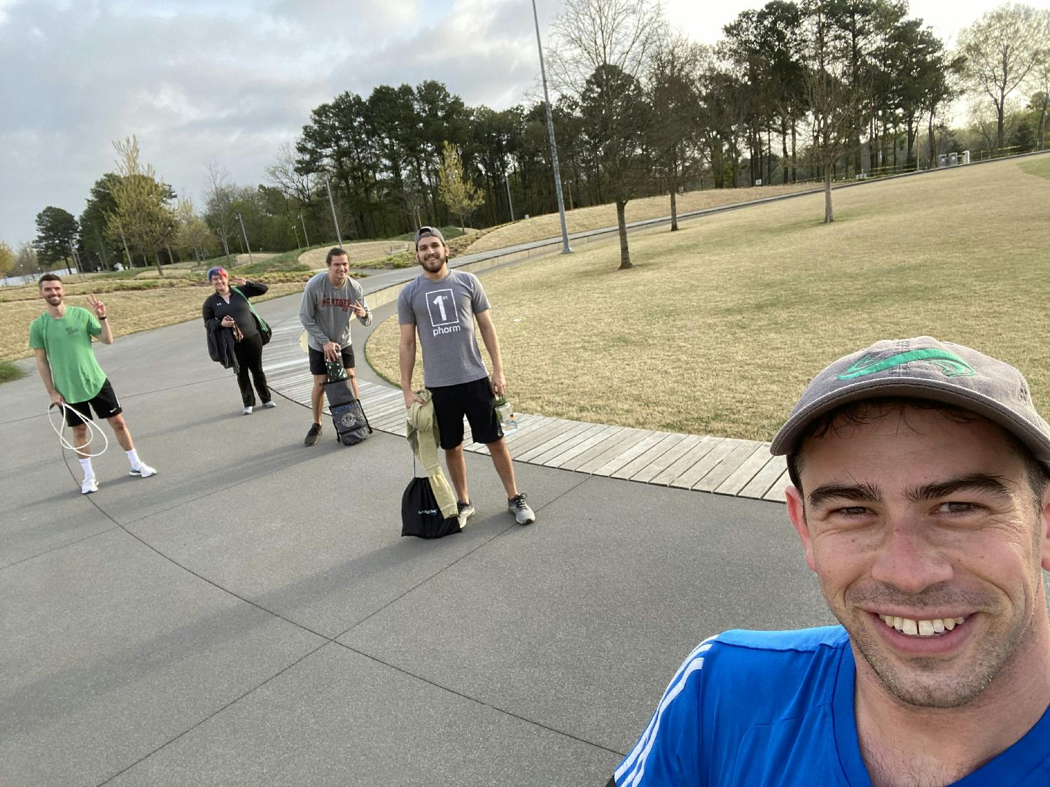 Outdoor workout meetup