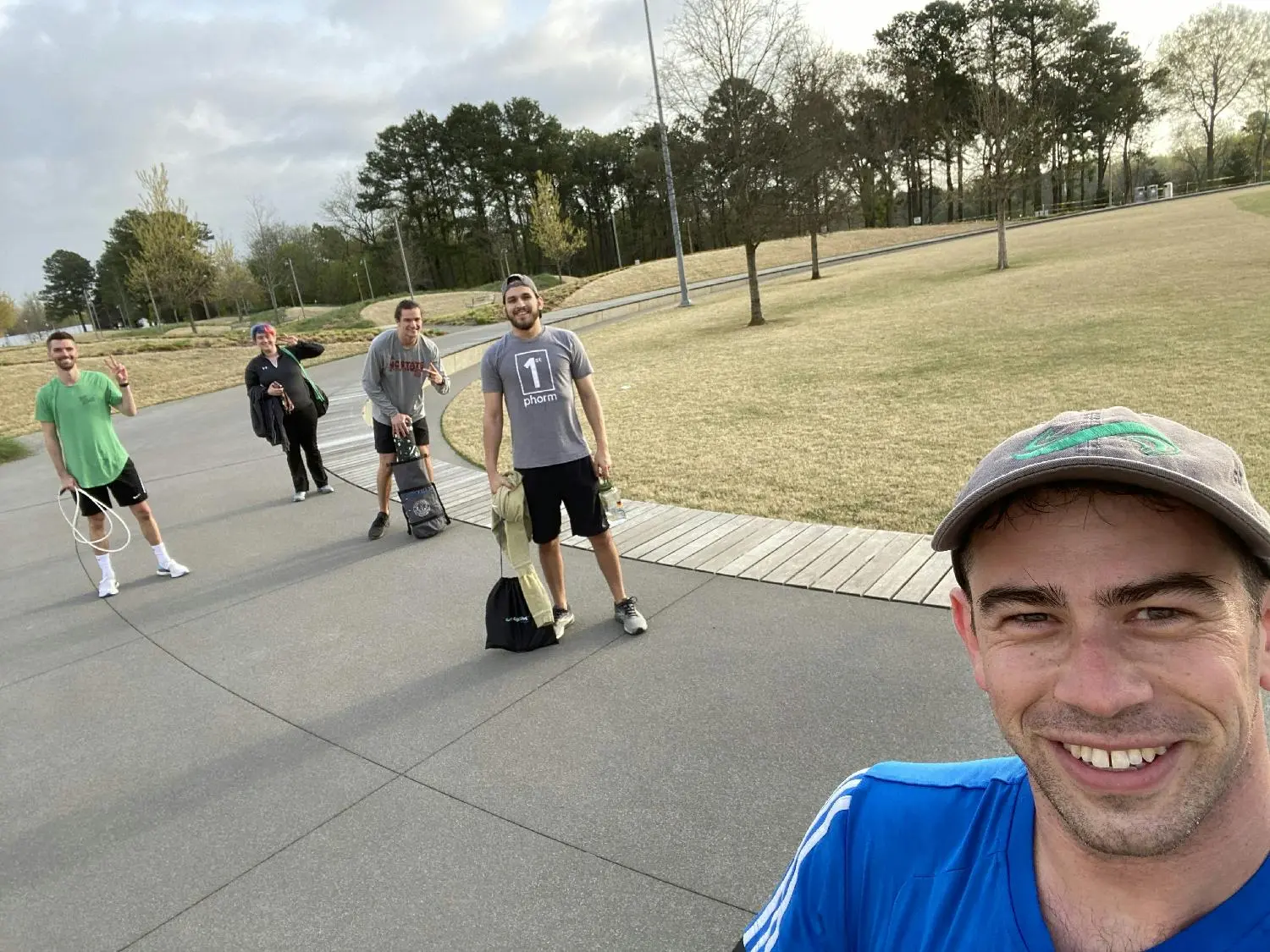 Outdoor workout meetup