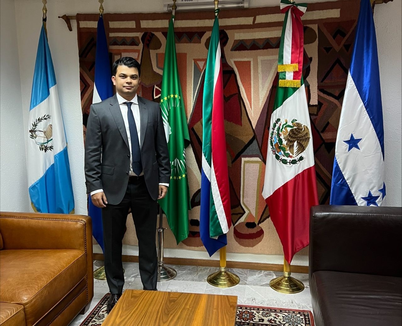 Our CEO, Biplab Chaudhuri, in Mexico City meeting with the Ambassador of South Africa to Mexico