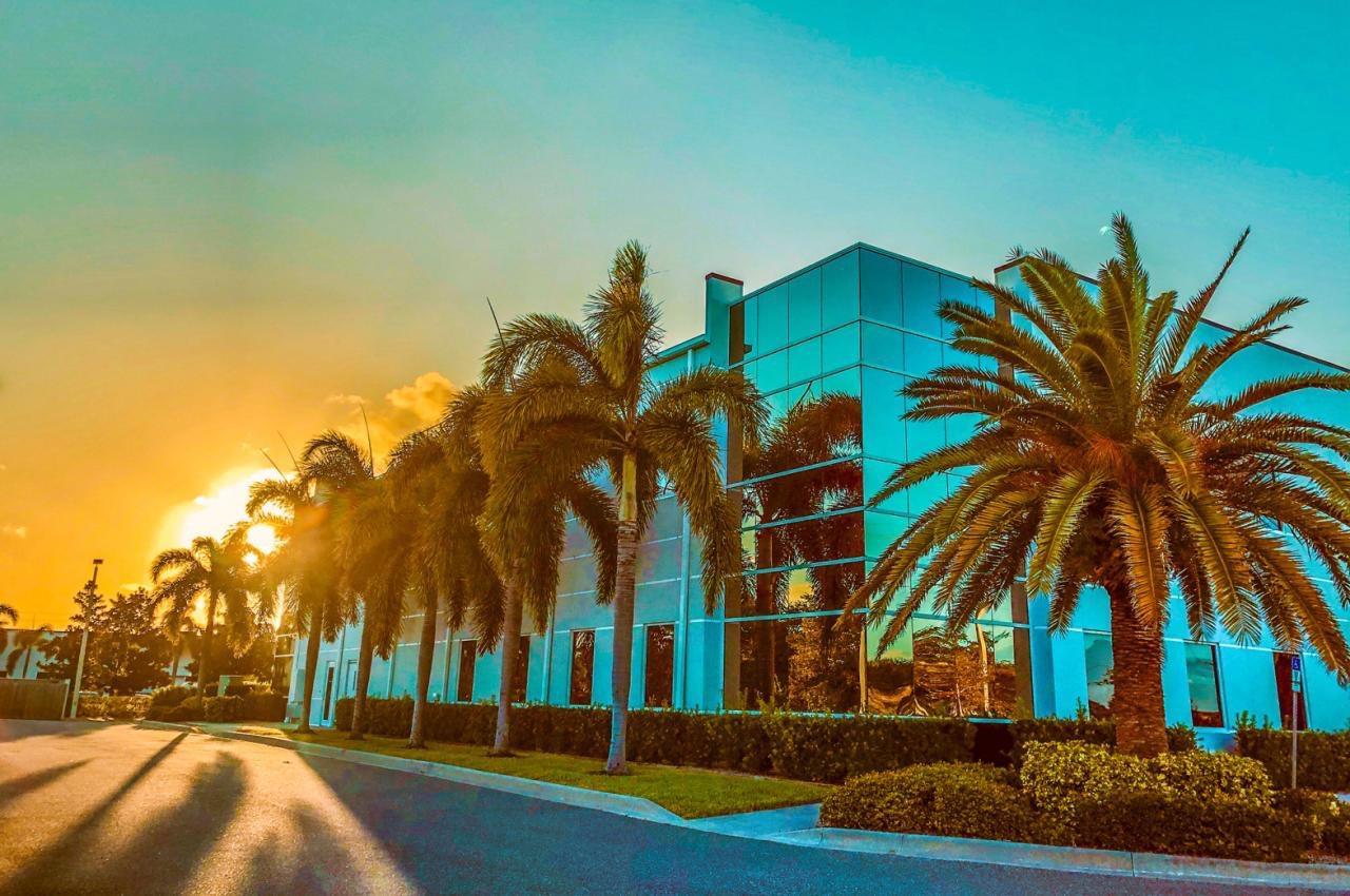 A Florida sunset at Revolution Technologies' corporate headquarters located in Melbourne. 

*Photo credit to Julia Huff.